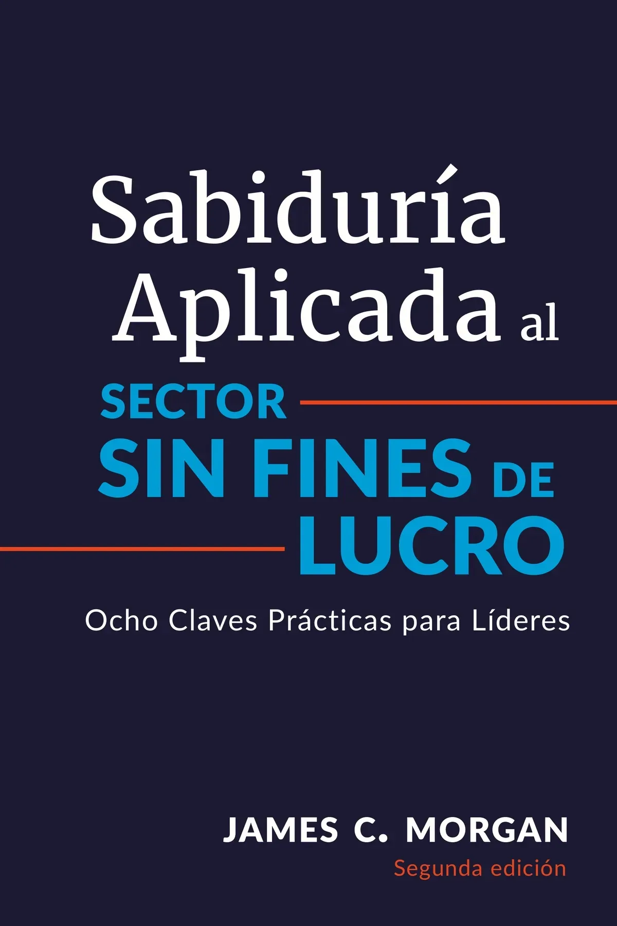 Spanish cover of Sabiduría Aplicada al Sector Sin Fines de Lucro